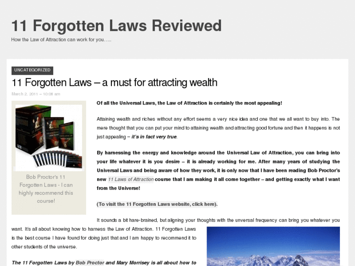 www.11forgottenlawsreviewed.com