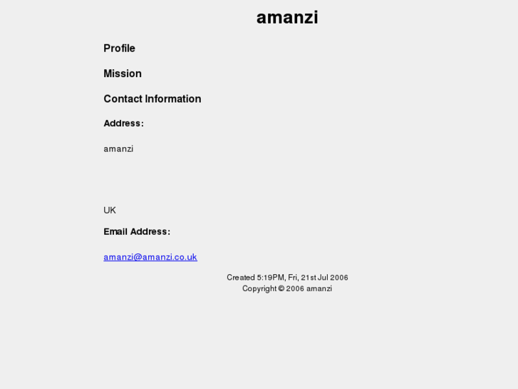 www.amanzi.co.uk