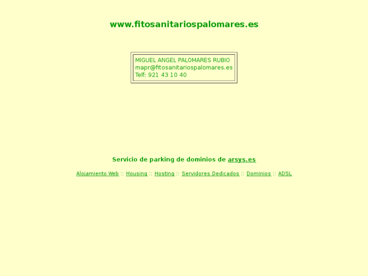 www.fitosanitariospalomares.es