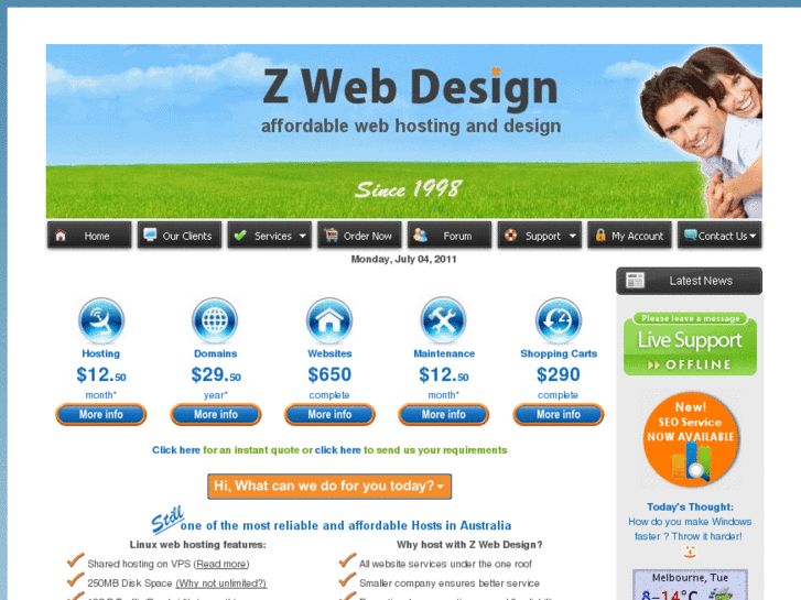www.hostingwebdesign.com.au