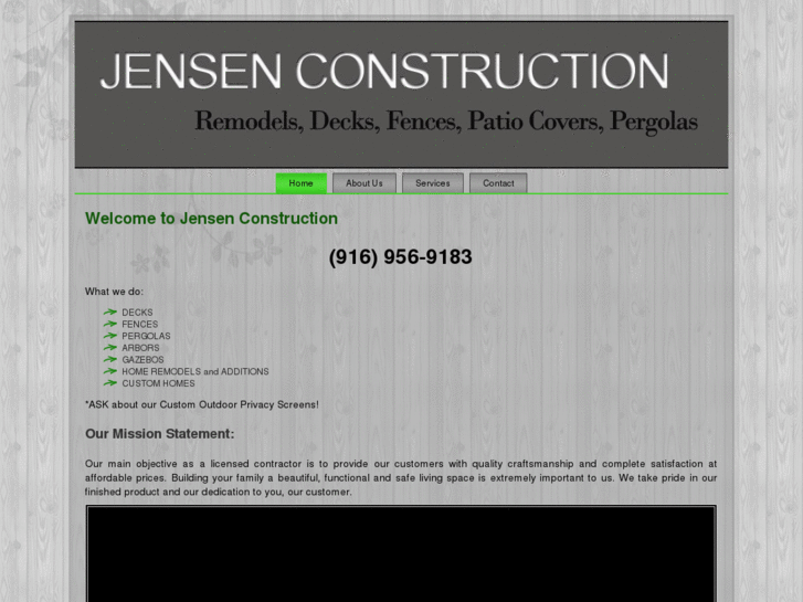 www.jensenconstructionsite.com