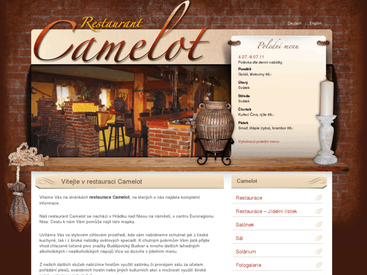 www.restaurantcamelot.cz