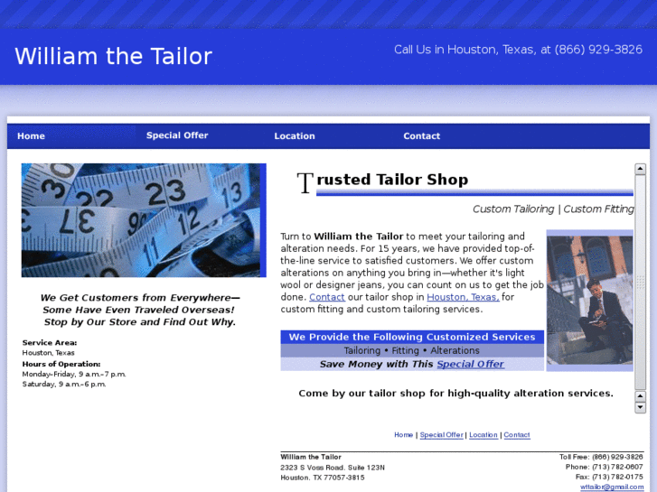 www.williamthetailor.net