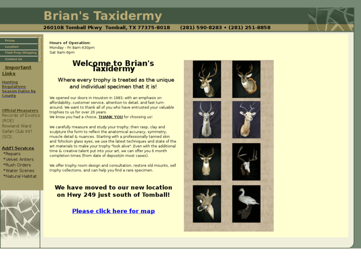 www.brianstaxidermy.com