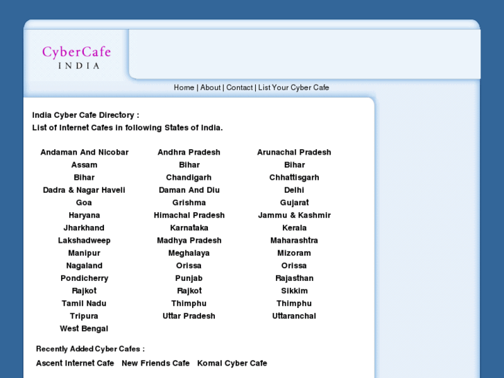 www.cybercafeindia.com