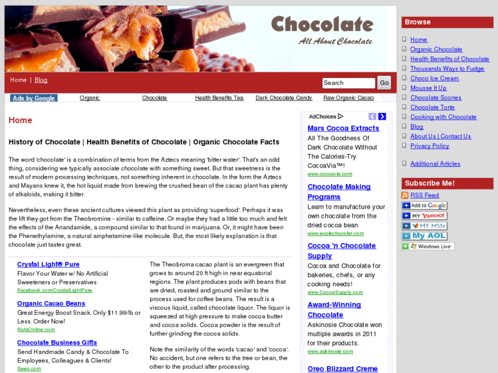 www.organicchocolatebenefits.com