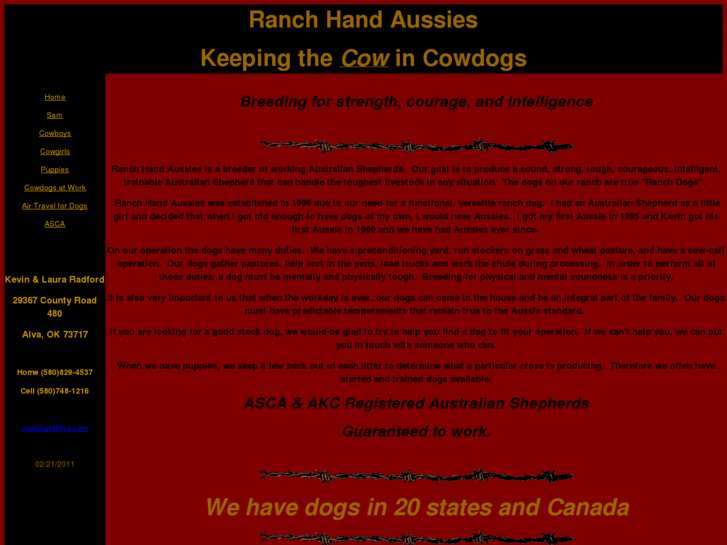 www.ranchhandaussies.com