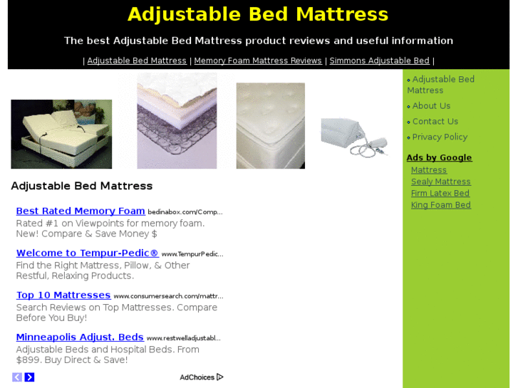 www.adjustablebedmattressonline.com