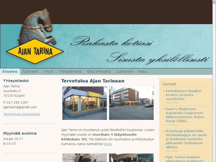 www.ajantarina.fi