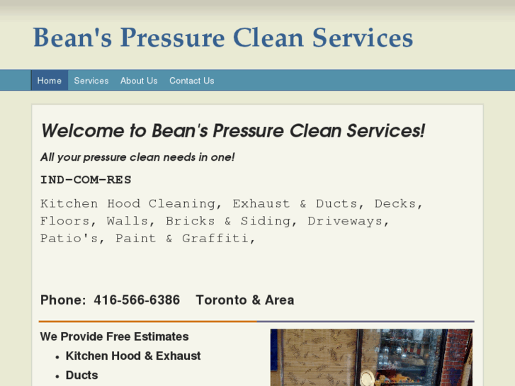 www.beanspressurecleanservices.com