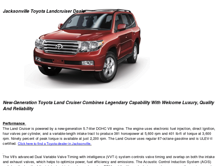 www.jacksonvillelandcruiser.com