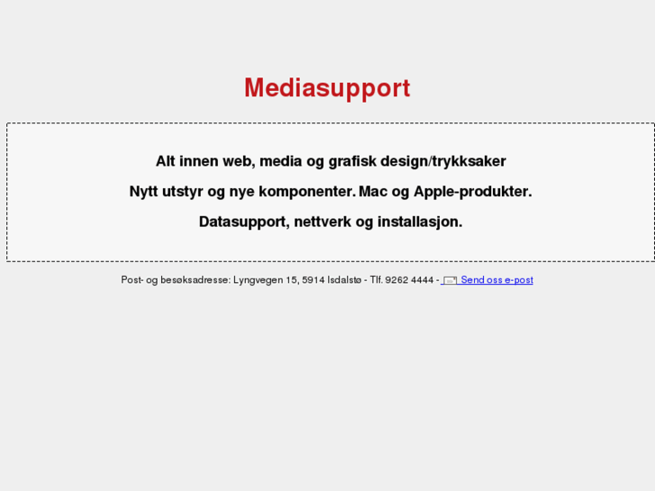 www.mediasupport.no