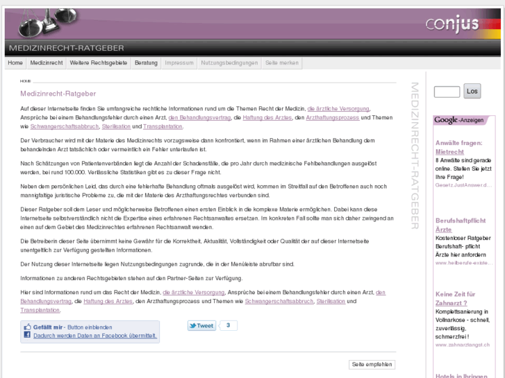 www.medizinrecht-ratgeber.de