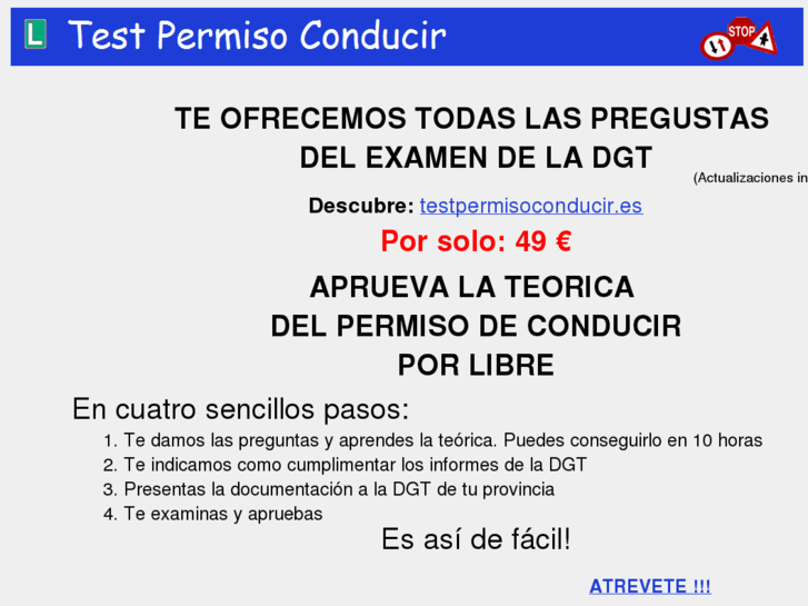 www.testpermisoconducir.es