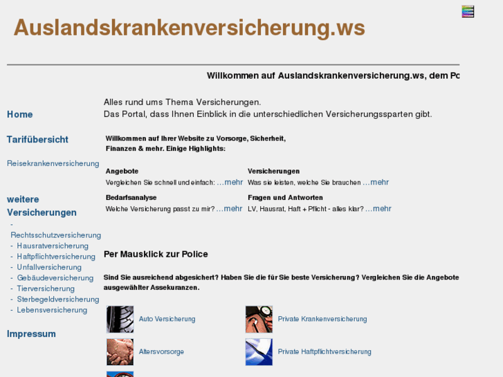 www.auslandskrankenversicherung.ws