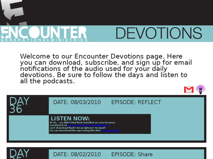 www.encounterdevos.com