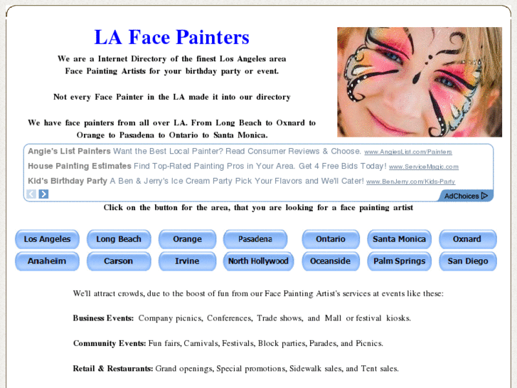 www.lafacepainters.com