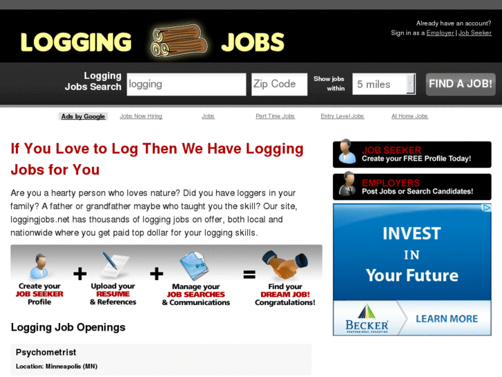 www.loggingjobs.net