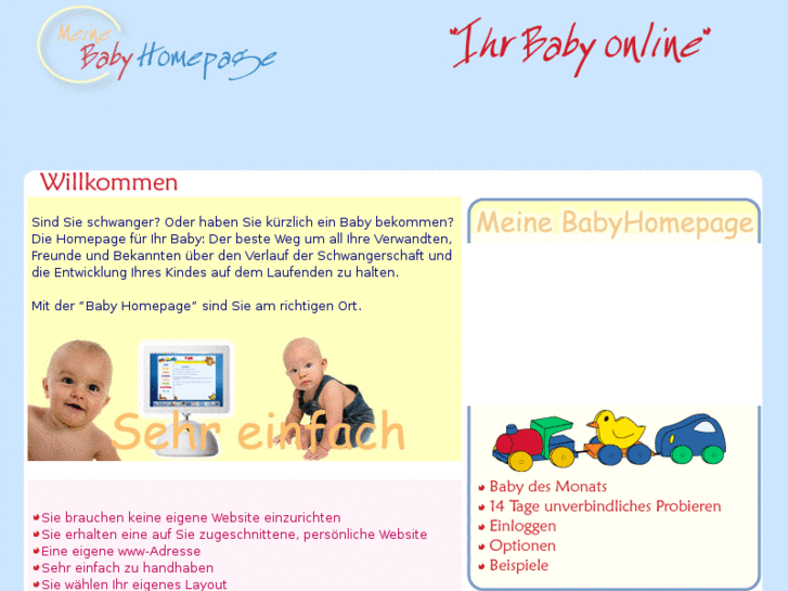 www.meinebabyhomepage.de