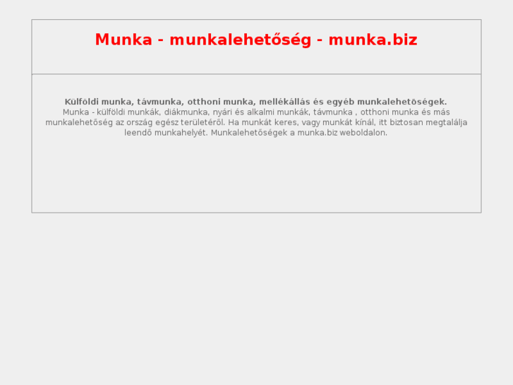 www.munka.biz