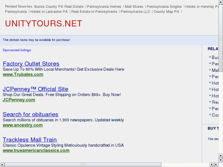 www.unitytours.net