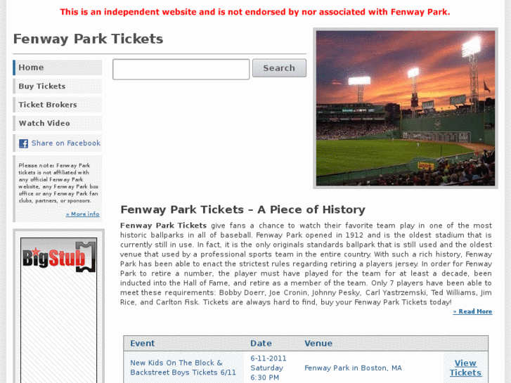 www.fenwayparktickets.org