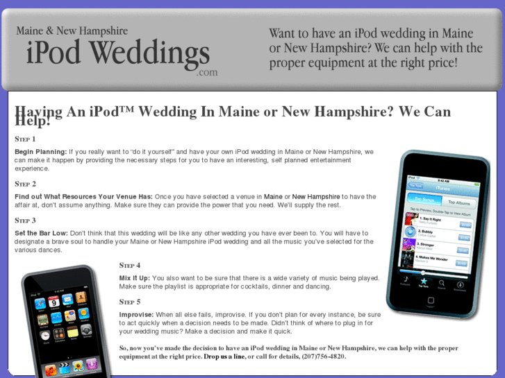 www.ipodweddingmaine.com