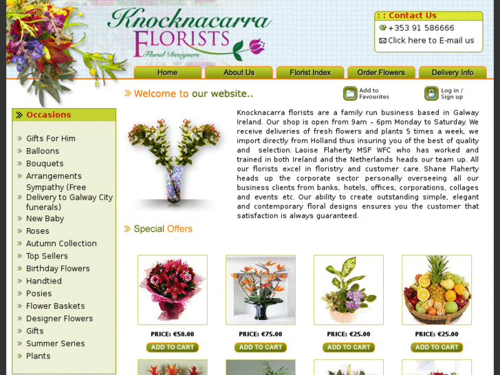 www.knocknacarraflorists.com