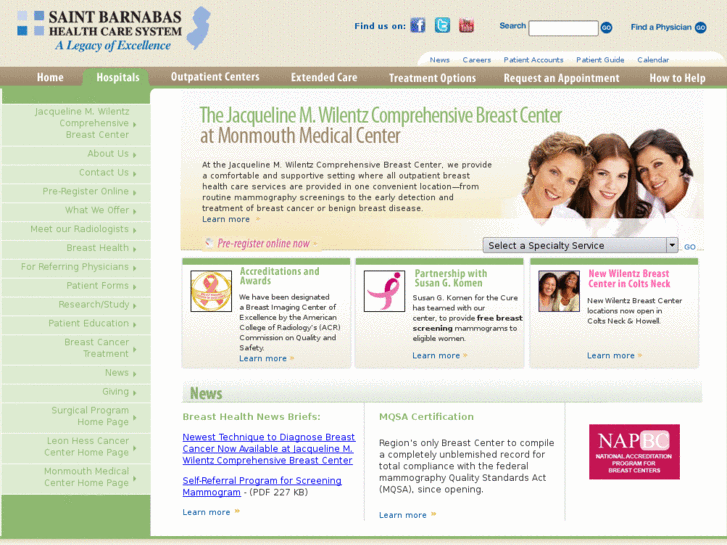 www.monmouthwilentzbreastcenter.com