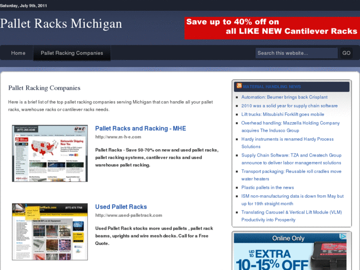 www.palletracksmichigan.com