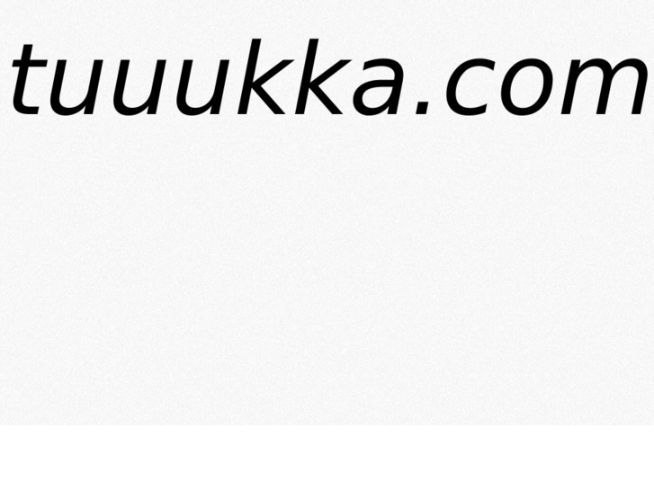 www.tuuukka.com