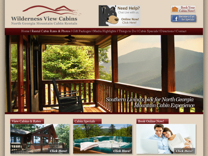 www.wildernessviewcabins.com