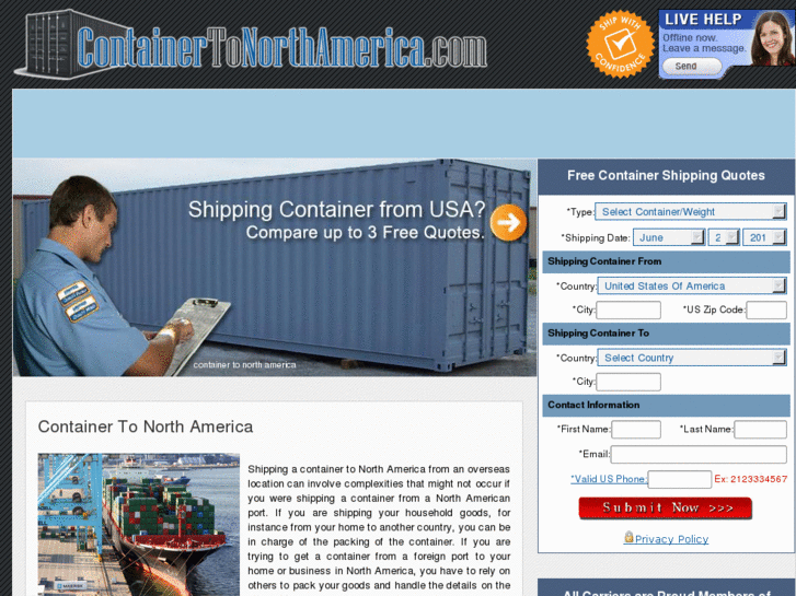 www.containertonorthamerica.com