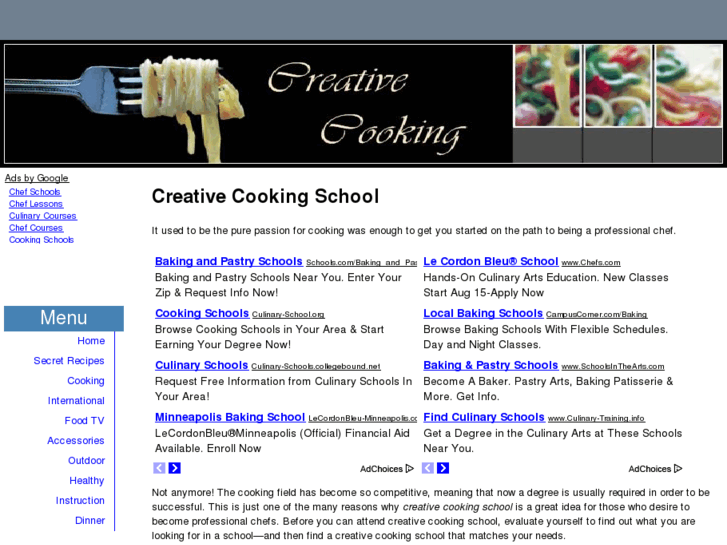 www.creativecookingschool.net