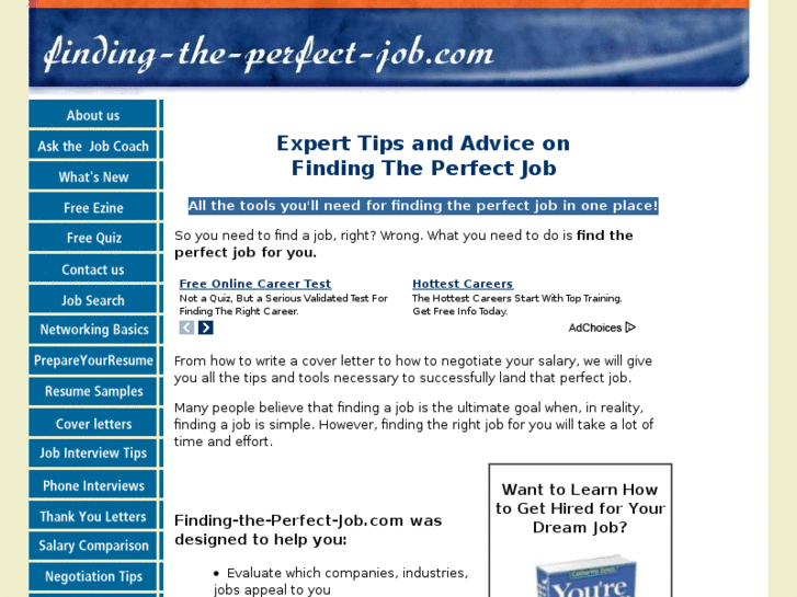 www.finding-the-perfect-job.com