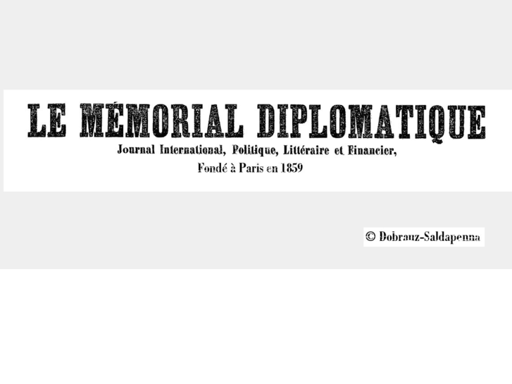www.lememorialdiplomatique.com