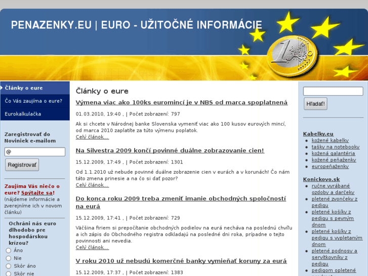 www.penazenky.eu