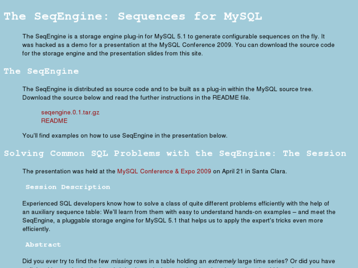 www.seqengine.org