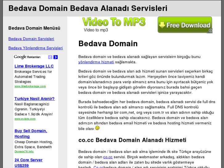 www.bedavadomain.net