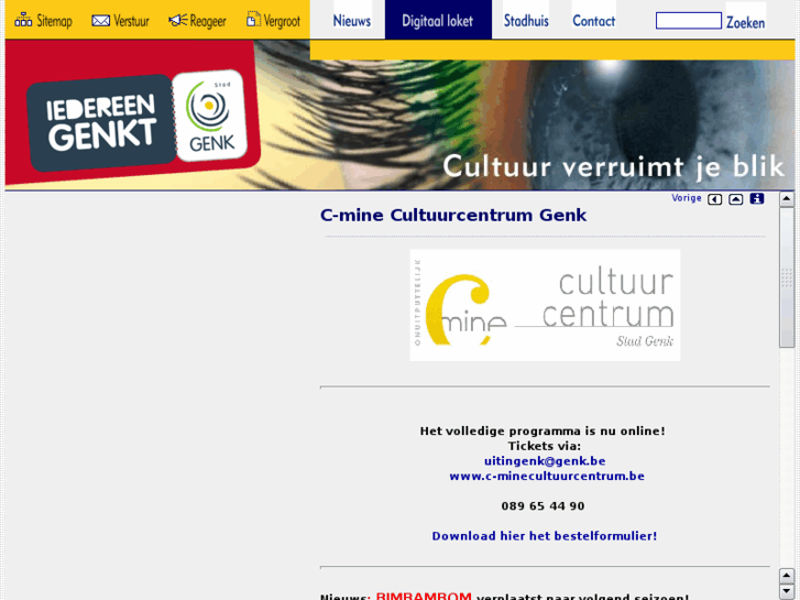 www.cultuurcentrumgenk.be