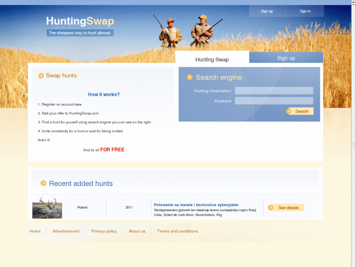 www.huntingswap.com