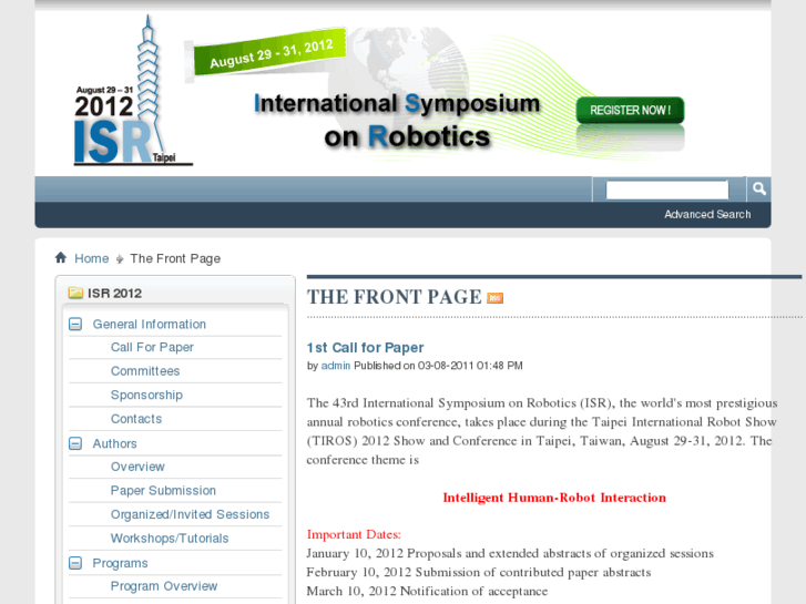 www.isr2012.org