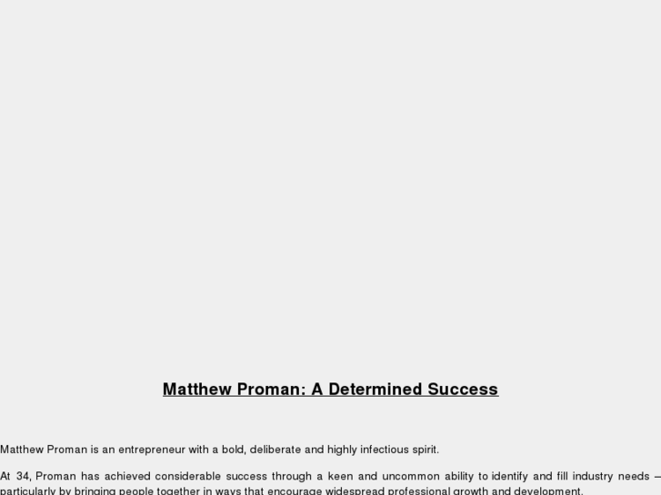 www.matthewproman.com