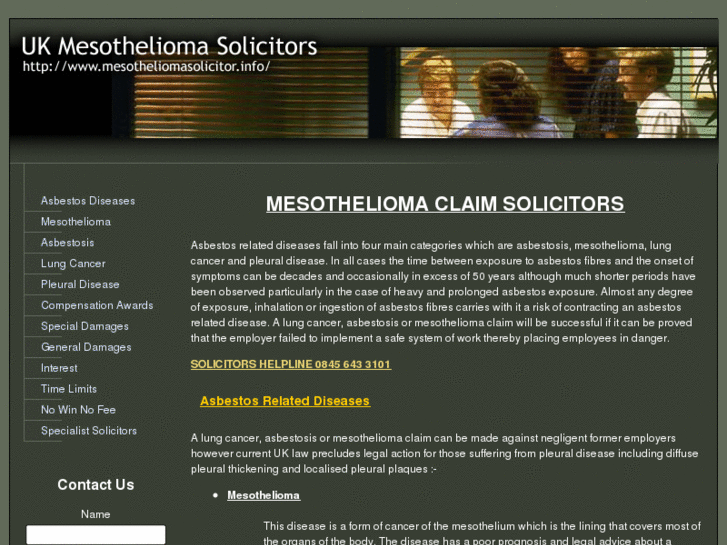 www.mesotheliomasolicitor.info