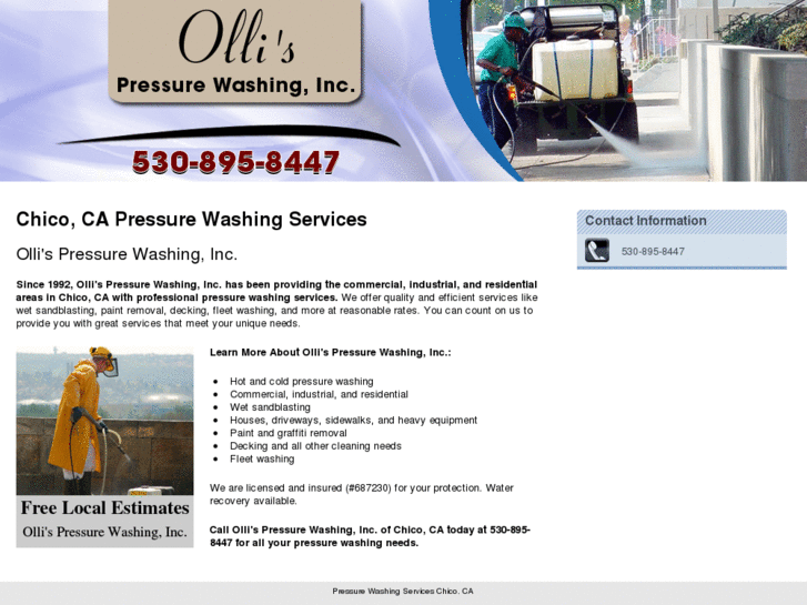 www.olliespressurewashing.net