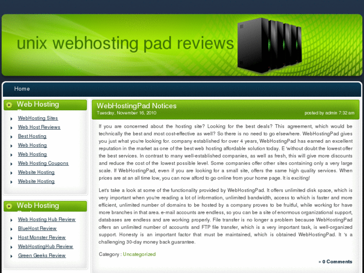 www.unixwebhostingpadreviews.com