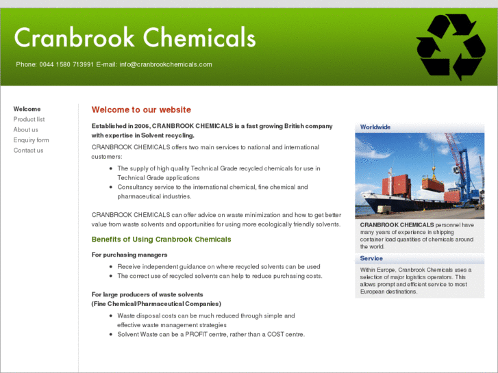 www.cranbrookchemicals.com