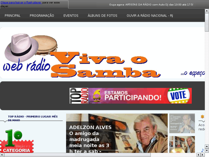 www.radiovivaosamba.com