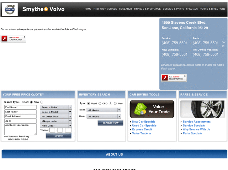 www.smythevolvostevenscreek.com