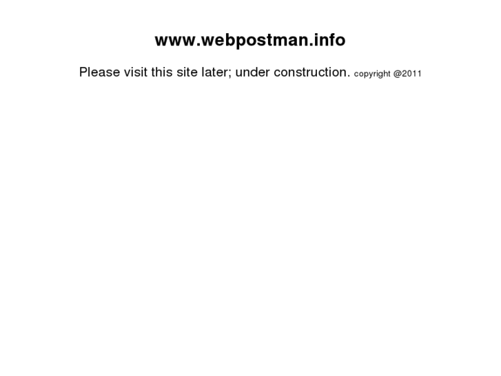 www.webpostman.info